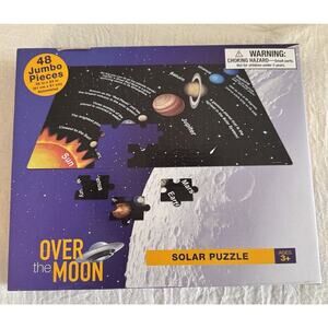 NEW Solar System 48 Piece Jigsaw Puzzle Ages 3+ Over The Moon NIB